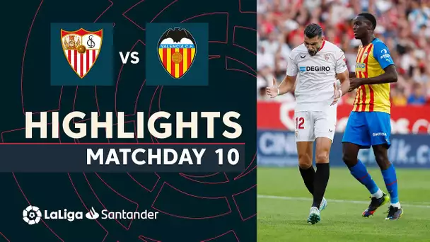 Resumen de Sevilla FC vs Valencia CF (1-1)