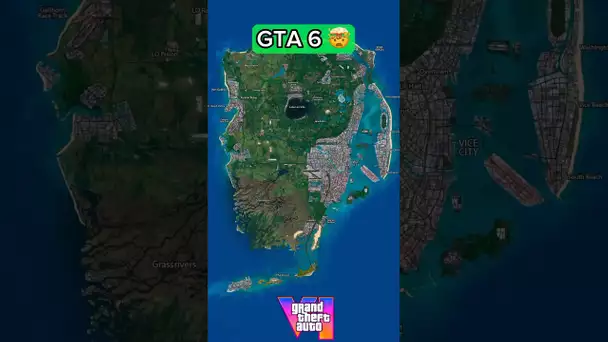 GTA 5 vs GTA 6 MAPS 😱 #gta