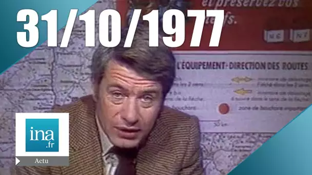 20h TF1 du 31 octobre 1977 - Tempête sur la Manche | Archive INA
