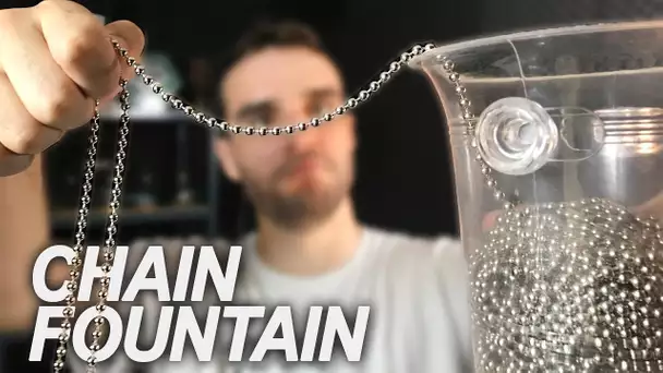 CETTE CHAîNE EST MAGIQUE ! (chain fountain)