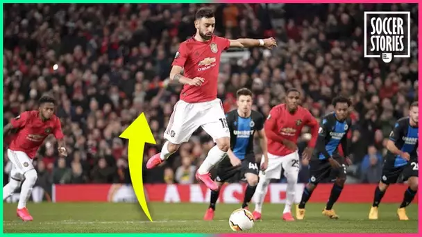 Mais pourquoi Bruno Fernandes fait-il un petit saut quand il tire un penalty ? | Oh My Goal