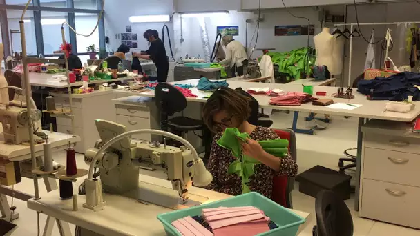Les couturières volontaires du Capitole fabriquent des masques pour les agents de Toulouse Métropole