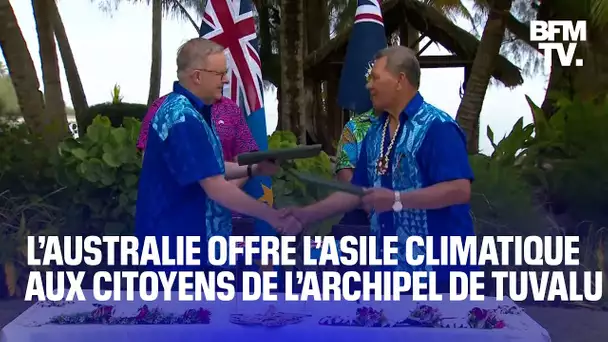 L’Australie offre l’asile climatique aux citoyens de Tuvalu menacé par la montée des eaux