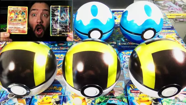 LA MEILLEURE Ouverture de POKEBALL BOOSTER POKEMON DE MA VIE ! DRACAUFEU SET DE BASE HOLO !