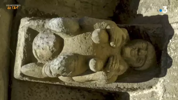 Les mystères de l'art (n°2) : sculpture érotique de Saint Pierre de Monbos à Thénac en Dordogne