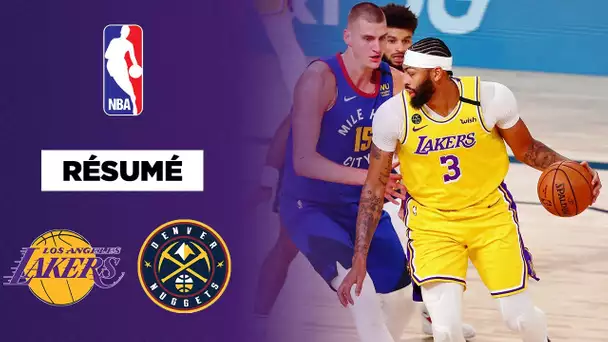 Résumé VF NBA - Playoffs (G1) : Les Lakers débutent bien face à Denver