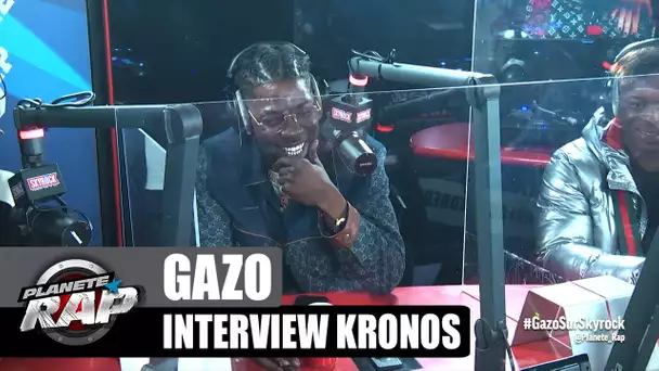 Gazo - Interview Kronos : Mister V, un feat avec Niska, ses expressions... #PlanèteRap