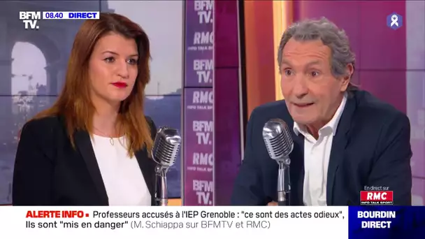 Marlène Schiappa face à Jean-Jacques Bourdin en direct