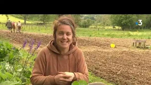 Le jardin des "Ateliers de la Liberté" de biscuiterie de Saint-Girons