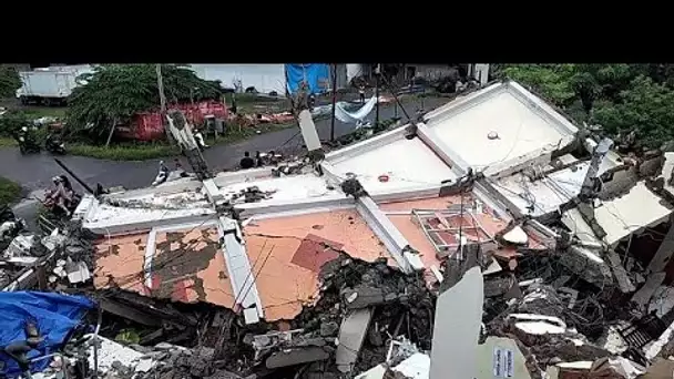 Indonésie : les sauveteurs cherchent des survivants du séisme de Célèbes