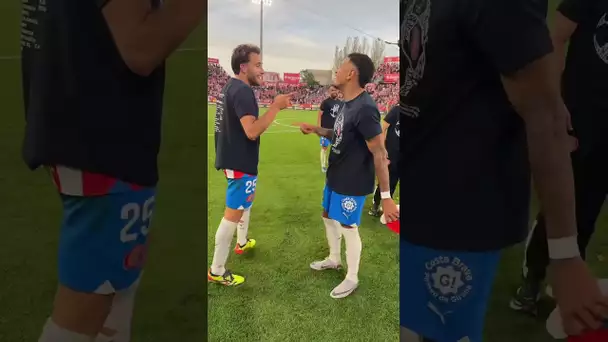 Turn up the volume 🔊 GIRONA FC squad celebrate his feat