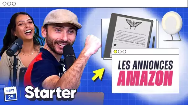 Retour sur les annonces d'Amazon (Kindle Scribe, Halo Rise...)  | STARTER #19