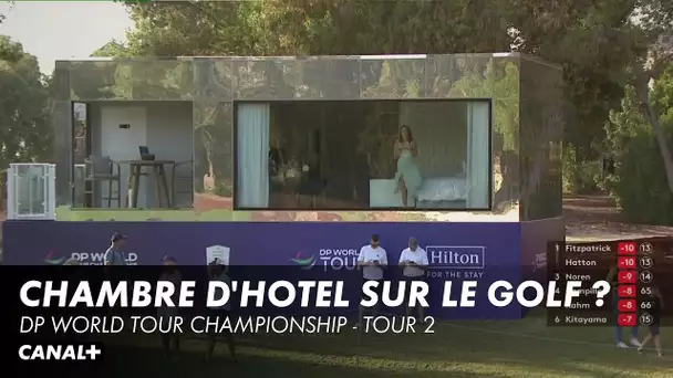 Insolite une chambre d'hotel sur le parcours - DP World Tour Championship 2ème tour