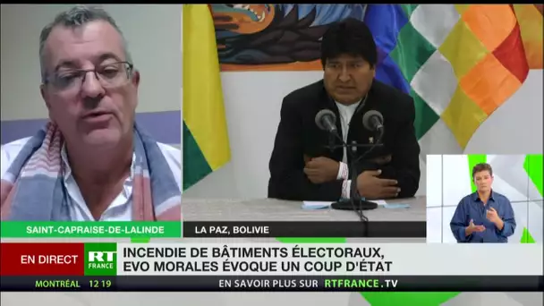 Bolivie : «On voit que la violence prime pour remettre en cause les élections»