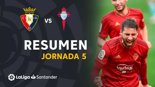 Resumen de CA Osasuna vs RC Celta (2-0)