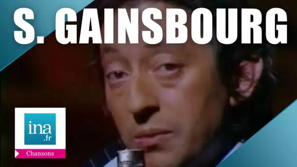 Serge Gainsbourg "Je suis venu te dire que je m'en vais" (live officiel) | Archive INA