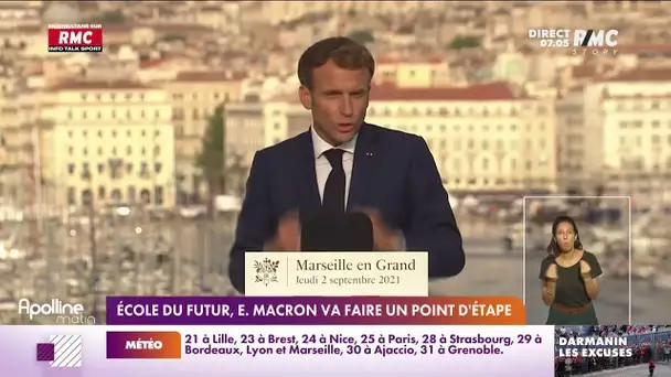 Macron et Ndiaye à Marseille aujourd'hui pour lancer le grand projet pour l'école