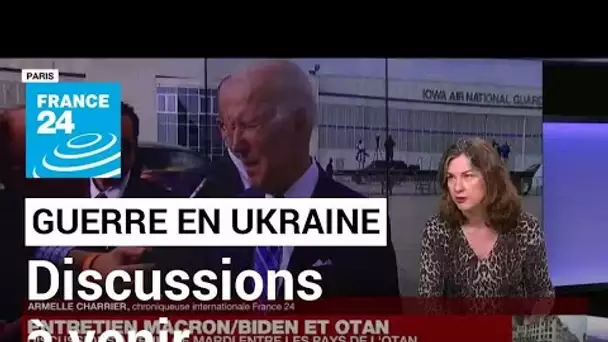 Guerre en Ukraine : discussions à venir entre Macron, Biden et les pays de l'Otan • FRANCE 24