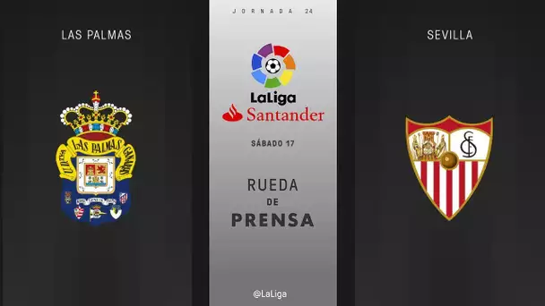 Rueda de prensa Las Palmas vs Sevilla