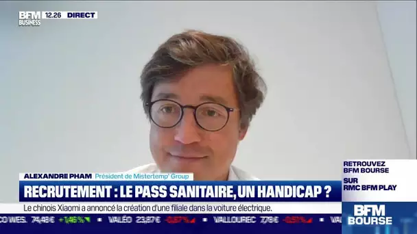 Alexandre Pham (Mistertemp'Group) : Le pass sanitaire, un handicap au recrutement ?