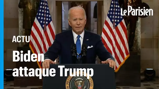 «Je ne laisserai personne mettre le couteau sous la gorge de la démocratie», déclare Joe Biden