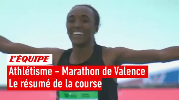 le final de la course dames - Athlétisme - Marathon de Valence