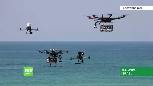 Israël : des drones pour livrer glaces et sushis à Tel Aviv