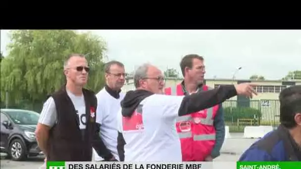 Des salariés de la fonderie MBF du Jura bloquent un site stratégique de Renault