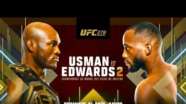 UFC 278 : Usman, le GOAT, défend sa ceinture face à Edwards, invaincu depuis 7 ans