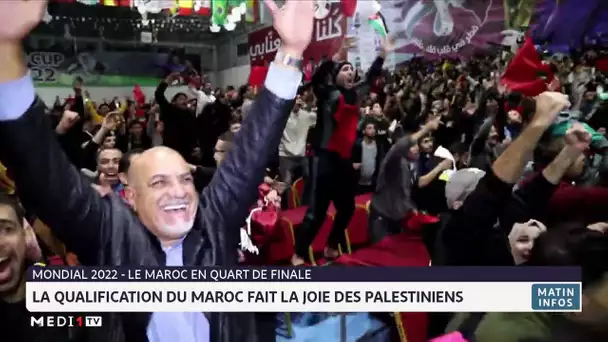 La qualification du Maroc fait la joie des Palestiniens