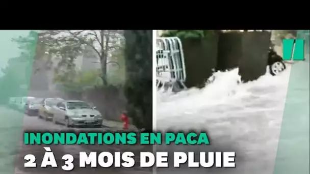 Inondations dans le Var l'équivalent de 2 à 3 mois de pluie tombé en quelques heures