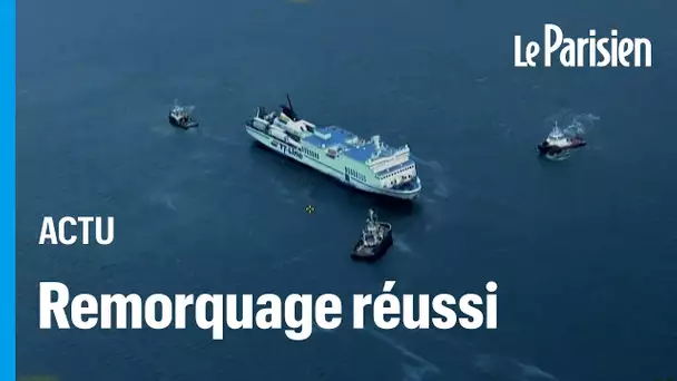 Suède : le ferry Marco Polo échoué depuis le 22 octobre a été remorqué