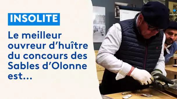 Concours du meilleur ouvreur d'huîtres aux Sables d'Olonne