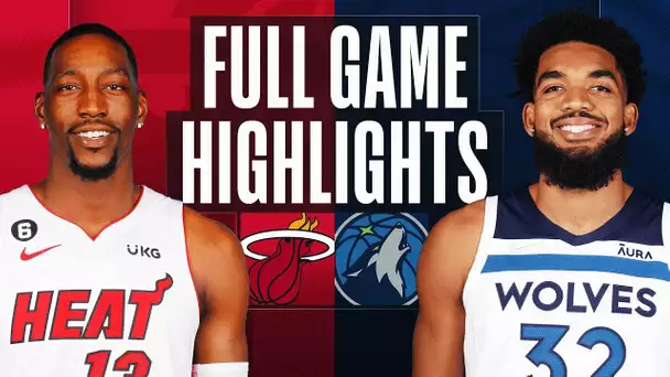 HEAT at TIMBERWOLVES | NBA FULL GAME HIGHLIGHTS | November 21, 2022