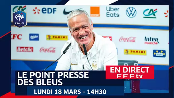 La conférence de presse des Bleus en direct