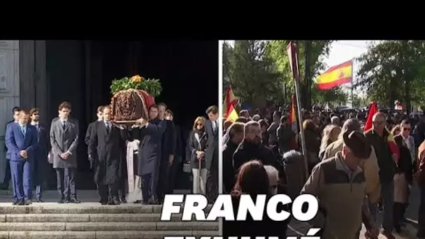 L'exhumation de Franco a mobilisé les franquistes
