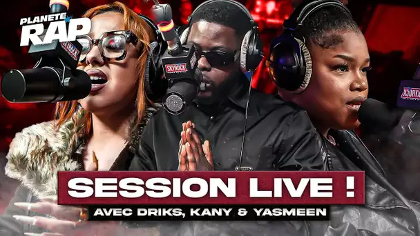 SESSION LIVE avec Driks, Kany & Yasmeen ! #PlanèteRap