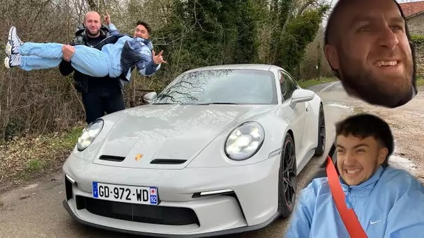 J’AI FAILLI TUER INOXTAG AVEC MA PORSCHE DE COURSE 😈🔥 L’ACCIDENT ÉTAIT PROCHE 😰😱 !!