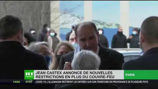 Jean Castex annonce de nouvelles restrictions