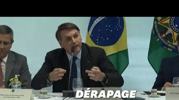 Au Brésil, une vidéo de Bolsonaro enchaînant les dérapages diffusée