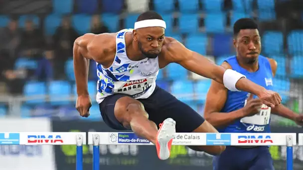 Liévin 2020 : Finale 60 m haies M (Aurel Manga en 7''65)