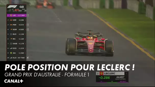 La pole position pour Charles Leclerc - Grand Prix d'Australie - F1
