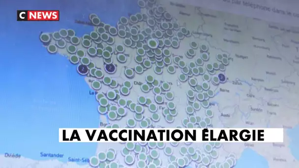 La vaccination élargie en France à partir de lundi