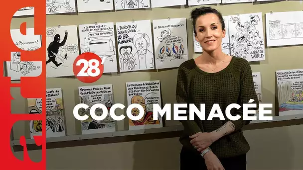 La dessinatrice Coco menacée de mort - 28 Minutes - ARTE