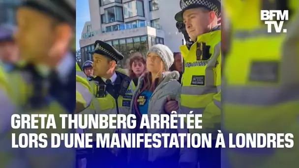 Greta Thunberg arrêtée lors d'une manifestation à Londres