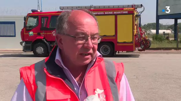 Une fuite d'ammoniac dans une usine classée SEVESO près du Havre