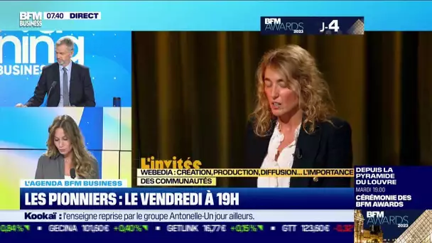 Les rendez-vous BFM Business : Hebdo Com et les Pionniers... Rebecca Blanc-Lelouch 01/12