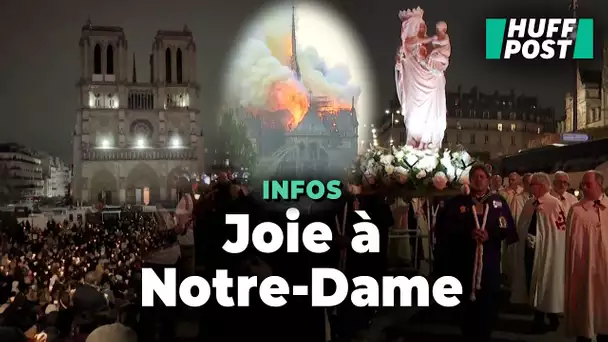 La cathédrale Notre-Dame de Paris a retrouvé sa statue de la Vierge à l’enfant