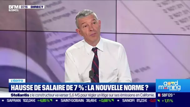 Hausse de salaire de 7%: la nouvelle norme ?