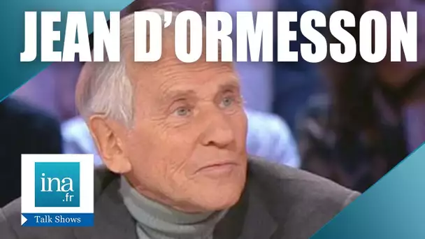 Jean d'Ormesson "Ce qui est bien c'est la vie" | Archive INA